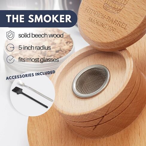 Whiskey Smoker Kits with Torch 4 Flavors Wood Chips Bourbon Cocktail Old Fashioned Smoker Kit Gifts for Man, Father’s Day, Christmas for Husband, Dad(No Butane) in Saudi Arabia