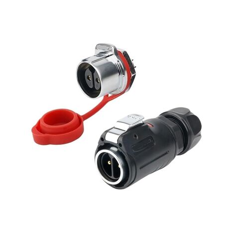 LP-24 الطيران 35A والمقبس الخيوط تشديد 2-core مطلية بالذهب الذكور والإناث دبوس موصل صناعي (المكونات الذكور) in Kuwait