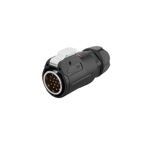 LP-24 Aviation and Socket Threaded Tightening 19-pin Gold-Plated Male and Female pin Industrial Connector(Single Hole Formal wear) in Saudi Arabia