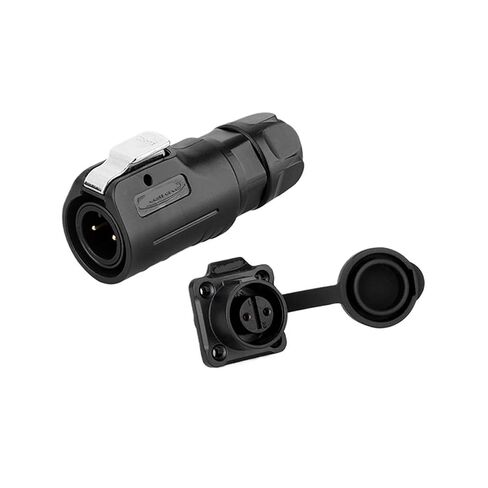 LP12 Plastic Aviation and Socket 2 core 5 Holes IP68 Industrial Connector 5A(Flange Female seat) in Saudi Arabia