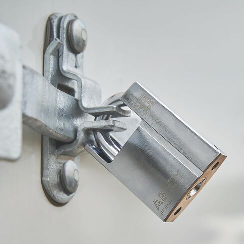 قفل ENFORCER ABLOY 342-25 - هيكل من الفولاذ المقوى مع تكبل بورون محمي 10 مم - أمان مضاد للقطع/النزع للأبواب المنزلقة والسكك الحديدية والمقطورات والمستودعات in Kuwait