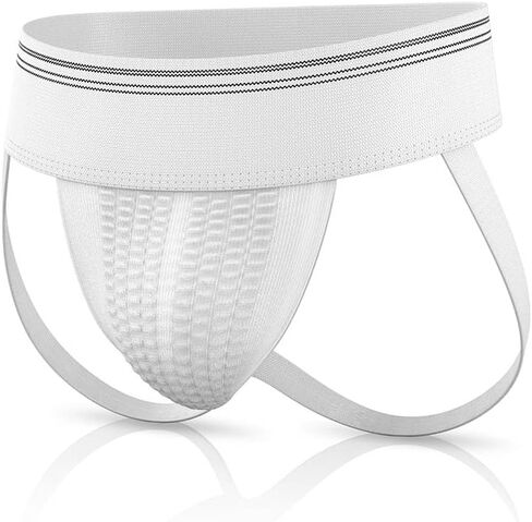 Actimove Professional Athletic Supporter | Jockstrap Athletic Supporters for Men | Athletic Core Supporter and Protection with Jock Strap for Sports & Strenuous Activities | White - Choose Your Size in Saudi Arabia