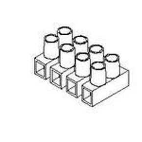 Molex/Waldom, 39100-0909, Conn Eurostyle Block 18 POS 8mm برغي لوحة جبل 20A/Contact Eurostyle (38 عنصر/عناصر) in Kuwait