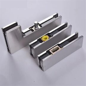 باب زنبركي بدون إطار على شكل واحد مفصل باب زجاجي 10-12 مم 1 قطعة (أ) in Kuwait