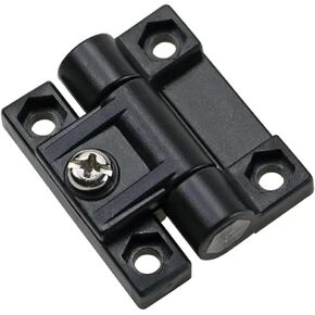 قابل للتعديل التخميد باب الخزانة النايلون البلاستيك الأسود المفصلي 1 قطعة in Kuwait