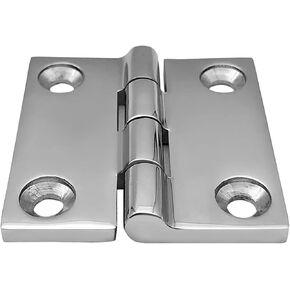 8 Pcs 38x38mm 316 Stainless Steel Square Deck Cast Door Hinge Polished Hardware 1Pcs in Kuwait
