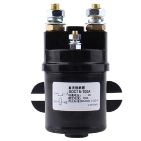 SDC15-100A 200A 300A 1NO (Normally Open) Contact Switches 6V 12V 24V 48V 72V DC Contactor for Electric Engineering Machinery 1pc(100A,12V) in Saudi Arabia