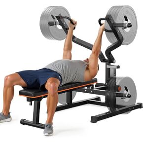 FEIERDUN Chest Press Machine, 1250LBS Weight Bench Press Machine with Independent Converging Arms, Adjustable Flat Incline Bench for Chest & Arms, AB Workouts, Shoulder Home Gym Equipment in Saudi Arabia