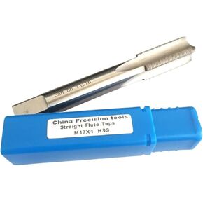 Metric thread tap Right hand Fine screw straight flute taps M17X2 M17X1.75 M17x1.5 M17x1.25 M17x1 M17X0.75 M17x0.5 in Saudi Arabia