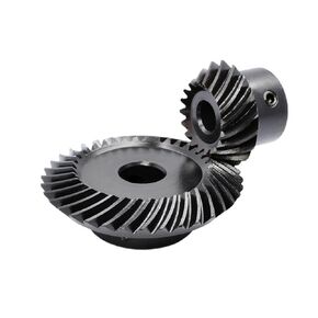 Steel Heavy Duty Motor Pinion Gear 1: 2 Spiral Bevel Gear 1M 15/30 Teeth Steel Helical(30 Teeth-10MM) in Saudi Arabia