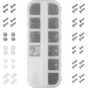 Eyeglass Repair Kit Compatible with Ray-Ban Oakley Prada Gucci, 120PCS Eyeglass Repair Tool Kit with Glasses Screw and 5Pairs Screw Nose Pads,for Eyewear Frame Hinge Nose Pad. in Kuwait