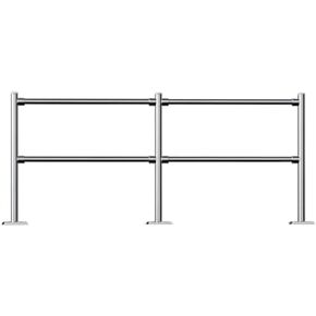 بوابة أمان متأرجحة للإغلاق التلقائي لمحلات السوبر ماركت والمستودعات - باب مدخل معدني محمّل بنابض في اتجاه واحد لتعزيز الأمان وسهولة الوصول in Kuwait