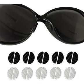 10 أزواج من وسادات الأنف المضادة للانزلاق على شكل حرف D المتوافقة مع نظارات Ray-Ban Meta الذكية، وسادات أنف من السيليكون اللاصق in Kuwait