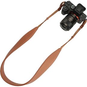حزام كاميرا عريض 1.3 بوصة، حزام كاميرا عصري من جلد البولي يوريثان لكاميرات Sony/Nikon/Canon/Minolta/Panasonic/SLR/DSLR in Kuwait
