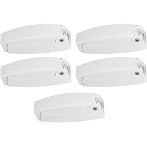 Haofy حامل مزلاج الباب لمقطورة RV 5 قطعة ABS الأبيض الربيع تحميل المفصلي المضادة للتأثير استبدال دائم in Kuwait