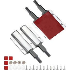 ادفع لفتح مزلاج الباب، 10 عبوات من مزالج الدفع المغناطيسية، أجهزة مزلاج تعمل باللمس شديدة التحمل للدفع للفتح، ممسك باب مغناطيسي لخزانة الملابس ودرج خزانة الملابس وباب المطبخ in Kuwait