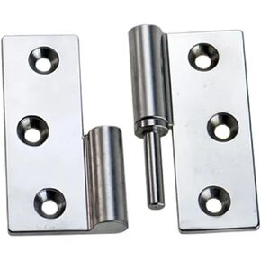 Zinc Alloy Removable Insertion Hinges Exposed Corner Heavy-Duty 1Pcs(Matte-Right) in Saudi Arabia