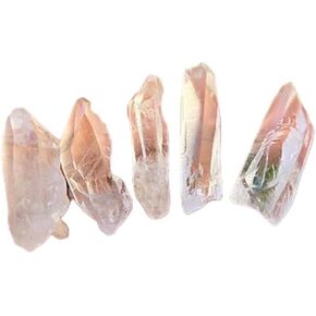 Lemurian Seed Crystal, or Lemurian Quartz from Brazil Raw Natural Rough Crystal Healing Gemstones - 5 piece set in Kuwait