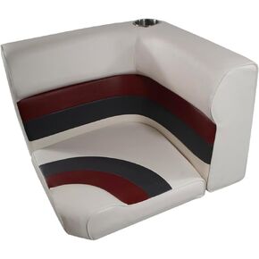 مجموعة وسائد زاوية نصف قطرها عوامة من سلسلة Premium 3007-AAEC أبيض/أحمر/فحمي (تباع القاعدة بشكل منفصل 3011-AA) in Kuwait