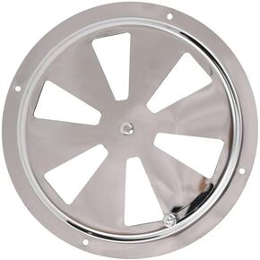 5'' 6'' 316 Stainless Steel Silver Vent Cover Round Shape Louver Cabin Ventilation Plate Cover Butterfly Air Vent for RV in Kuwait