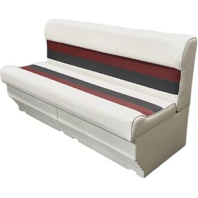 Premium Series 55" Pontoon Bench Seat Cushion bases White/Red/Charcoal 3012-2x3009-AAEC in Kuwait
