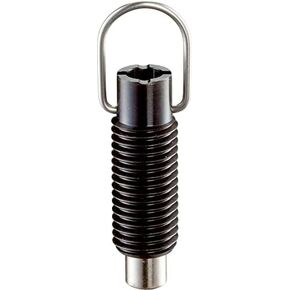 22120.1340 Locking Bolt, with Pull Ring/with Locking Mechanism | D1 = 5 mm / D2 = M10 / Steel in Kuwait