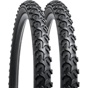 yunscm 2-pcs 20 "إطارات الدراجات الجبلية 20x2.125/57-406 و 20" أنابيب الدراجة الثقيلة صمام Schrader متوافق مع الدراجة الجبلية 20x2.0 20 × 2.125 20x2.15 20x2.10 إطارات الدراجة الدراجة (Y-1111) in Kuwait