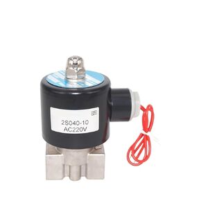 صمام الملف اللولبي الكهربائي من الفولاذ المقاوم للصدأ من سلسلة 2S، مغلق عادة، مقاس 1-1/4 بوصة، 1-1/2 بوصة 2 بوصة، للتحكم في المياه والنفط والغاز (2S400-40، DC36V) in Kuwait