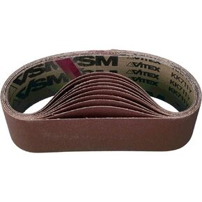 PFERD 49255 Portable Abrasive Belt, Aluminum Oxide A, 24" Length x 3" Width, 120 Grit (Pack of 10) in Saudi Arabia