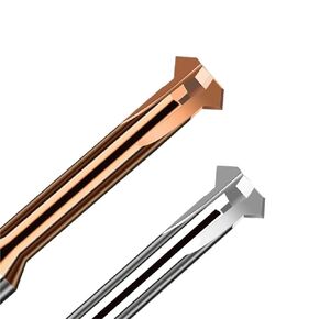 Carbide Chamfer Milling Cutter Tungsten Steel Chamfering Upper Lower Metal CNC End Mills 1Pcs(90 Degree,Coated_D16X75L) in Kuwait