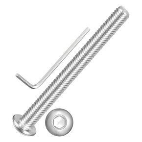 20 قطعة من براغي غطاء مقبس الرأس - [#10-32x2] 18-8 من الفولاذ المقاوم للصدأ - مقاومة للتآكل من الدرجة الصناعية للمطبخ والحمام والأثاث والمشروعات اليدوية in Kuwait