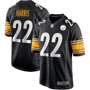 Najee Harris Pittsburgh Steelers NFL Nike 8-20 Black Home On-Field Game Day Jersey in Kuwait