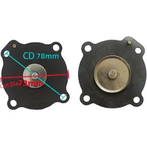 1PCS XMA-25/40/62/76/ordinary NBR Material electromagnetic Pulse Valve Diaphragm Bag Type Right Angle(XMA-25-Black B) in Kuwait