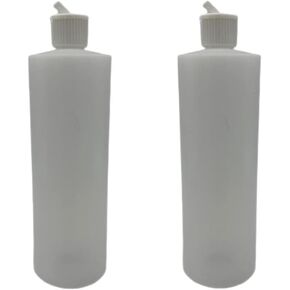 Natural Farms 8 oz Plastic Flip Top Pour Spout Bottles - 2 Pack - for Essential Oils, Perfumes, Lotions in Kuwait