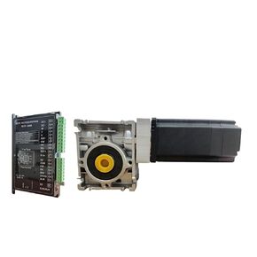 Brushless DC Motor Worm Gearbox NMRV30 Speed Reducer Square High Torque with 14mm Output 7.5:1-40:1 200W Worm Gearbox Motor Kit(25) in Kuwait