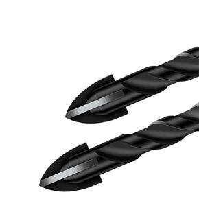 مجموعة لقمة مثقاب سداسية متقاطعة لقم كربيد للخرسانة والبلاط الخزفي الزجاجي المعدني متعدد الوظائف (4 قطعة 3 4 5 6 مللي متر) in Kuwait