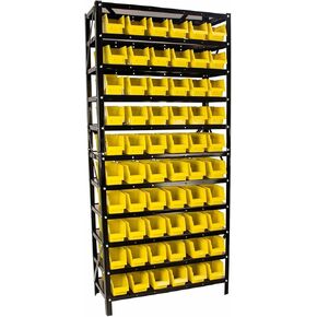 مجموعة رفوف من Erie Tools TLPB60 مكونة من 60 قطعة مع صناديق بلاستيكية للجراج والمتجر وتخزين المنزل in Kuwait
