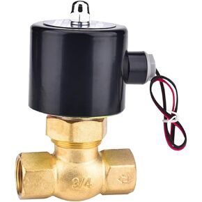1PCS steam Solenoid Valve high Temperature Resistant All-Copper Coil Brass Valve Body US-08/10 AC220V DC24V 1/4" 3/8"(US-10 AC220V) in Kuwait
