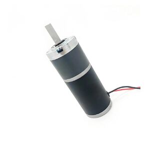 42mm 42ZY DC 12V/24V Planetary Gearbox Motor 150KG High Torque Low Speed Small Motor Steel Pipe Reducer Adjustable RPM for DIY(D10mm Shaft,15.5RPM_12V and Bracket) in Kuwait