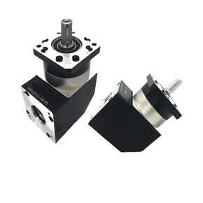 90 Degree Right Angled Planetary Gear Reducer for Nema 23 34 Stepper Motor 60 80 90 110 130 mm Flange Servo Motor Speed Reducer(PVF090 12.7mm Input,Speed Ratio 4 to 1) in Kuwait