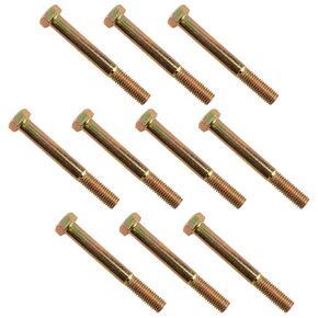 1/2-13 × 4 براغي سداسية ذات غطاء سداسي كبير من الدرجة 8، مسامير سداسية فولاذية للبناء، تحسين المنزل - 10 قطع in Kuwait