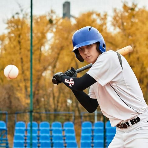 Shyyween 4 أزواج من أكمام الذراع المتقاطعة للبيسبول وأكمام صلاة البيسبول وأكمام الذراع الضاغطة الدينية هدية الإيمان للشباب in Kuwait