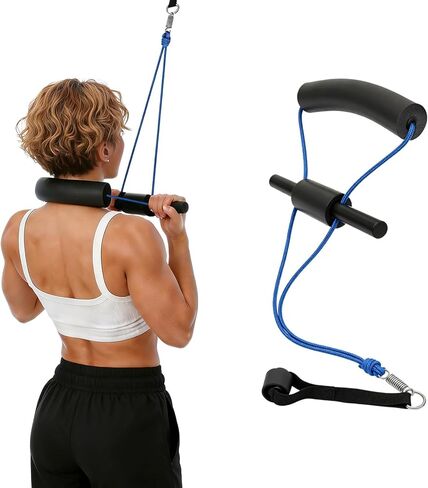 Portable Cervical Neck Traction Device Over Door Home Use for Neck Pain Relief, Portable Neck Stretcher Strap for Spinal Decompression or Physical Therapy, Restore Natural Curve of Neck in Saudi Arabia
