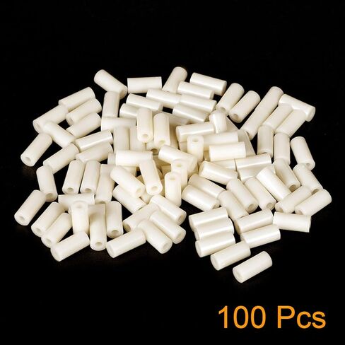 uxcell 100pcs ABS Round Spacers Washers OD 7mm, ID 3mm, Height 15mm for M3 Screws in Saudi Arabia