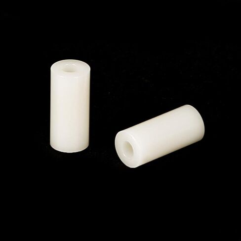 uxcell 100pcs ABS Round Spacers Washers OD 7mm, ID 3mm, Height 15mm for M3 Screws in Saudi Arabia