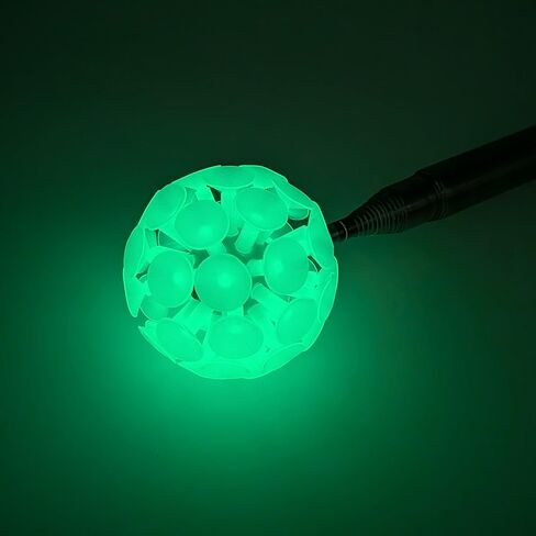 InZone Kwik-Stik XXL Telescoping Disc Golf Retriever with Glow Suck-It – Long-Reach, Glow-in-The-Dark Suction Retriever for Water, Trees, Bushes and All The Stupid Places Discs End Up in Saudi Arabia