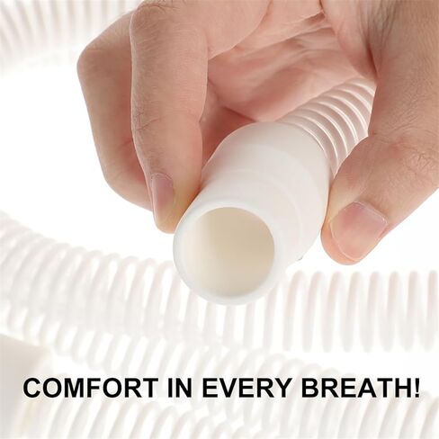 خرطوم CPAP العالمي، أنبوب CPAP بطول 6 أقدام قياسي 22 مم، بديل أنبوب CPAP متوافق مع معظم الآلات والأقنعة (عبوة واحدة) in Saudi Arabia