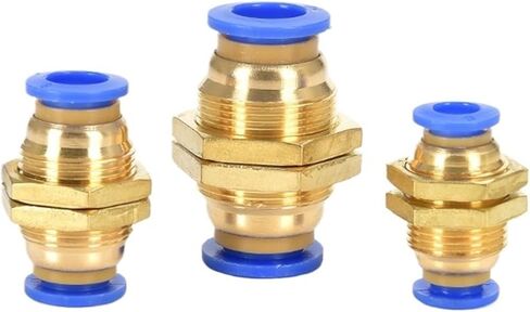 جميع النحاس المباشر هوائي موصل سريع PM4 PM6 PM8 PM10 PM12 أنابيب هواء 1 قطعة (PM4) in Kuwait