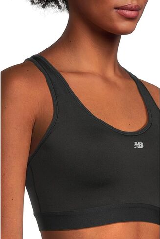 New Balance Women's NB Essential Run Bra, Black, XS (F-G) in Saudi Arabia