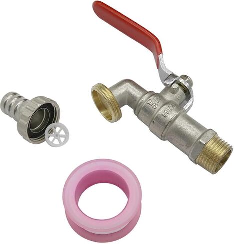 Metal 1/2" Male Thread Water Garden Irrigation Replacement Valve Fitting Parts Washing Machine Water Control Valve 1 Set in Saudi Arabia
